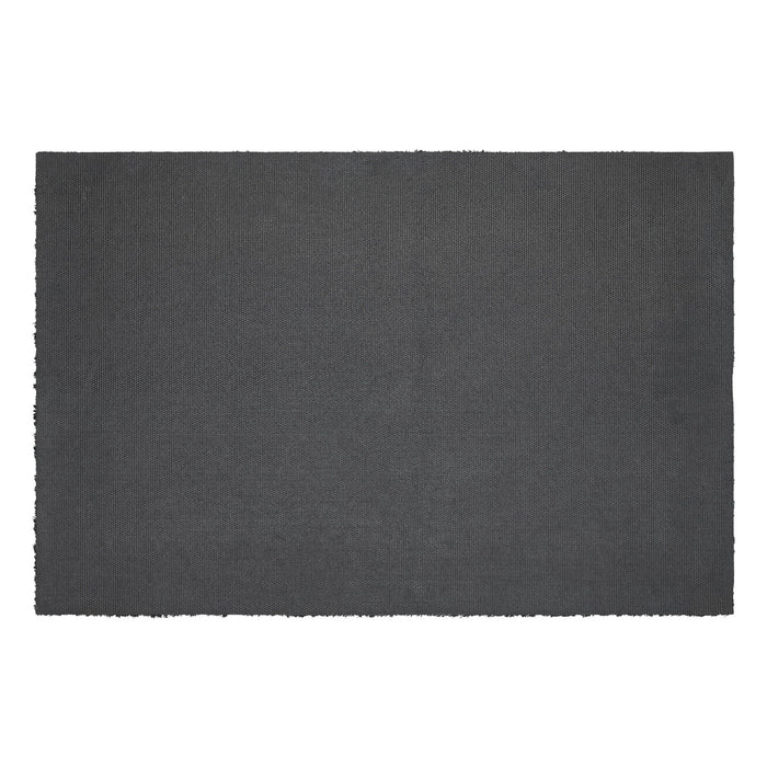 "Welcome to Our Home" Black and Tan Coir Rectangle Rug 20x30" - Primitive Star Quilt Shop