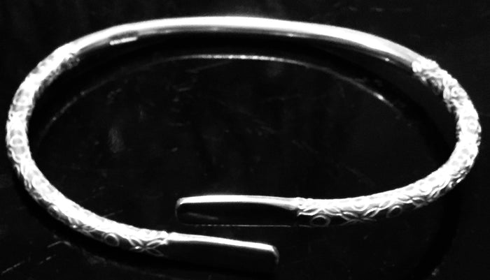 West Indian Sterling Silver Heavy Adult Flat