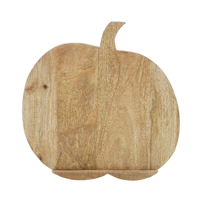 White Washed Wooden Carved Vine Pumpkin - 14x14" - Primitive Star Quilt Shop