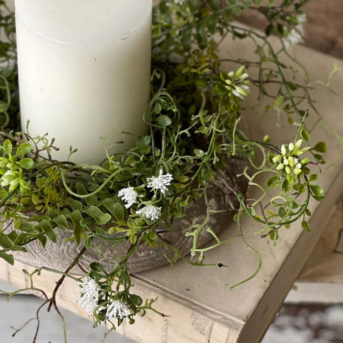 Wild Glade Candle Ring - Primitive Star Quilt Shop