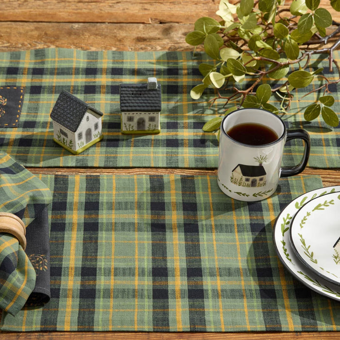 Willow Lane Plaid Placemat - Primitive Star Quilt Shop