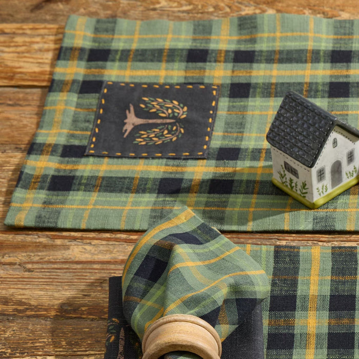 Willow Lane Plaid Table Runner 36" - Primitive Star Quilt Shop