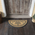 Willow Tree Coir Half Circle Rug 16.5x33" - Primitive Star Quilt Shop