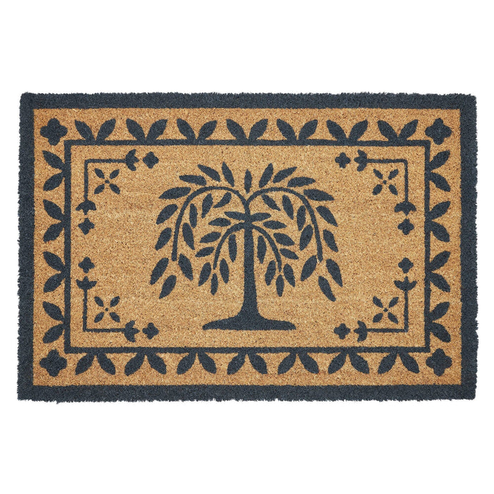 Willow Tree Coir Rectangle Rug 20x30" - Primitive Star Quilt Shop