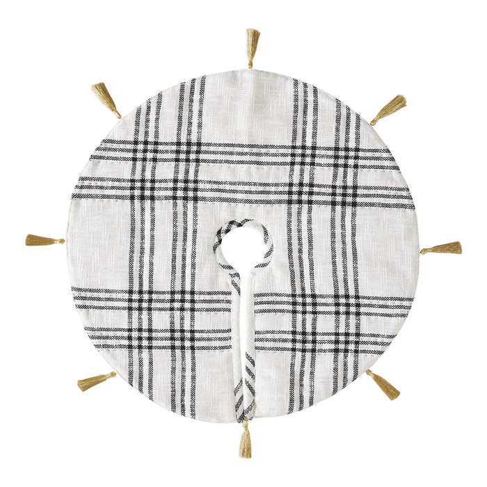 Wintergleam Plaid Tree Skirt 24" - Primitive Star Quilt Shop