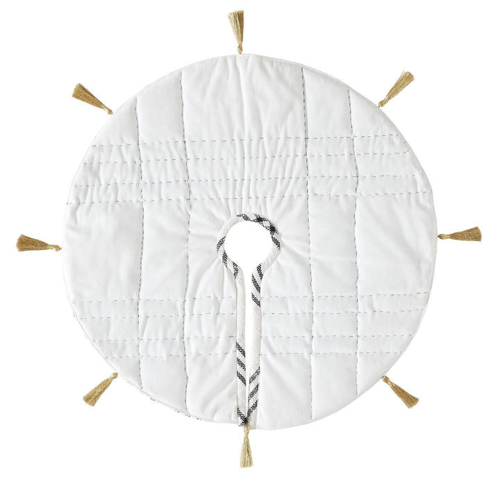 Wintergleam Plaid Tree Skirt 24" - Primitive Star Quilt Shop