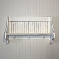 Wood High Back Wall Shelf with Pegs - 30" - Primitive Star Quilt Shop