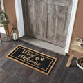 "Woof Welcome" Coir Rectangle Rug 17x36" - Primitive Star Quilt Shop